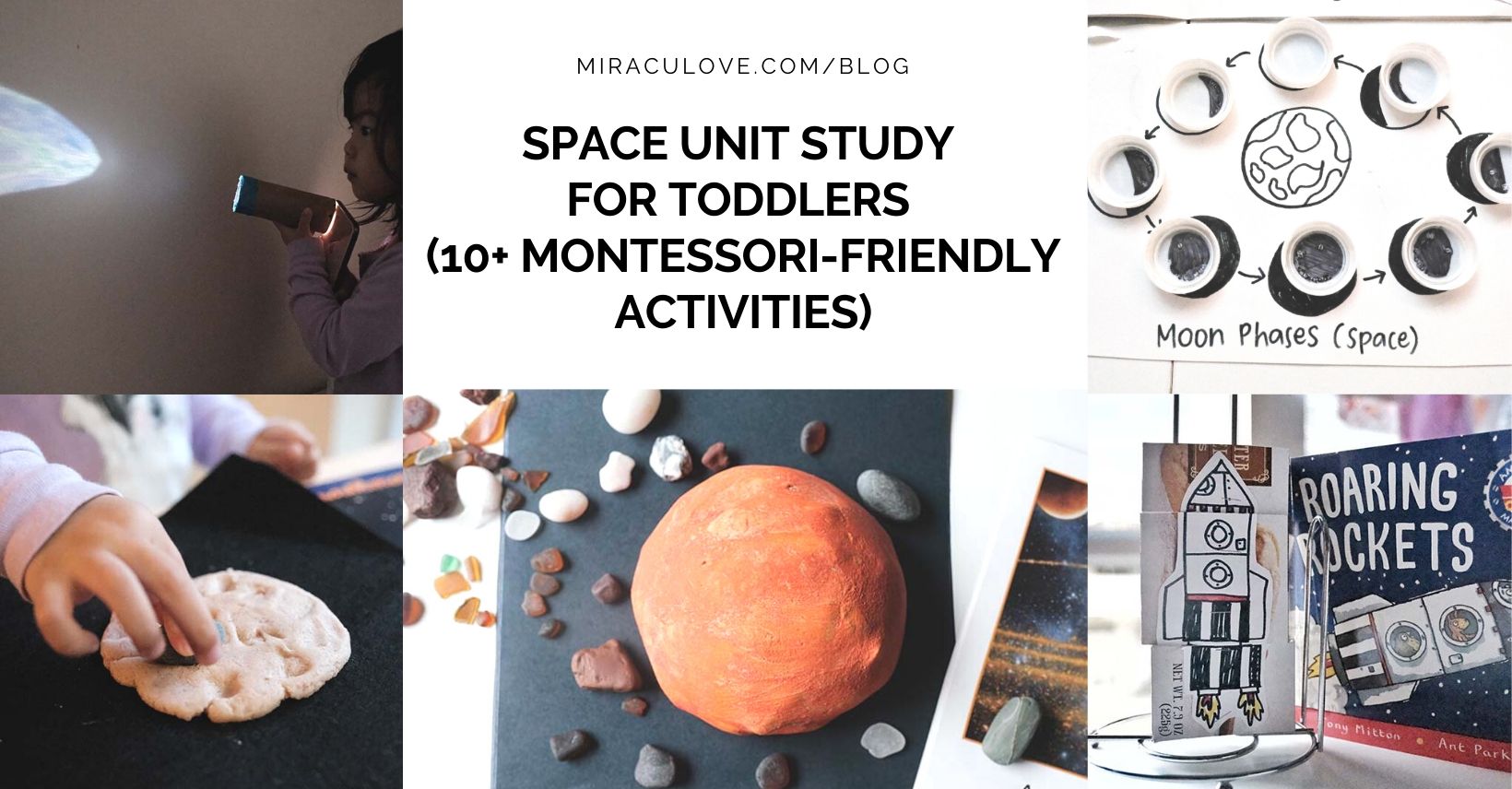 Space Unit Study for Toddlers (10+ Montessori-friendly Activities)